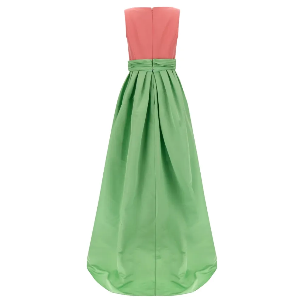Kjoler<Carolina Herrera Boat Neck Column Gown Multifarvet