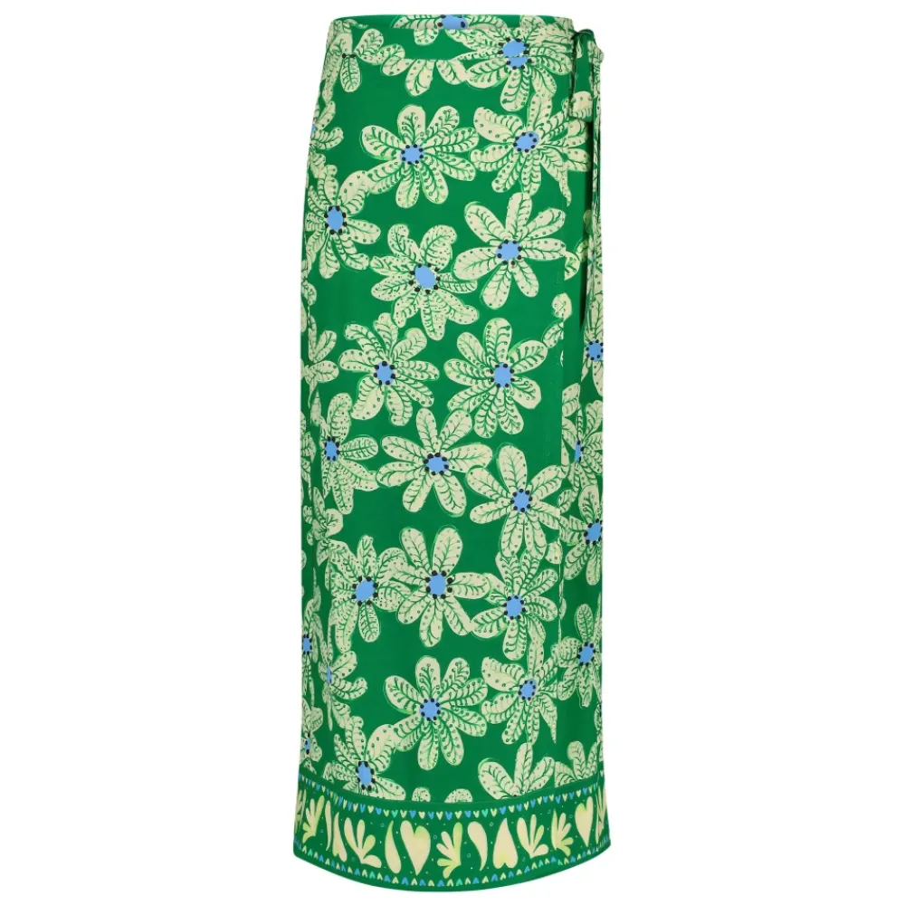 Nederdele^FABIENNE CHAPOT Bobo Straight Skirt Grøn