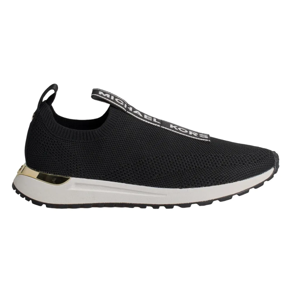 Sneakers^Michael Kors Bodie Logo Tape Mesh Slip-On Trainer Sort