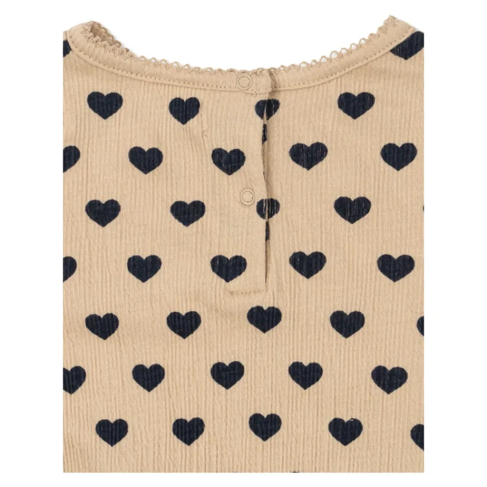 Bodystocking & Sæt<Konges Sløjd Body med mønster Beige