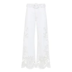 Bukser<FARM Rio Boho Beauty Richelieu Pants Hvid