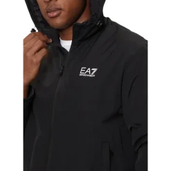 Træningsjakker^Emporio Armani EA7 Bomber Jakke Sort