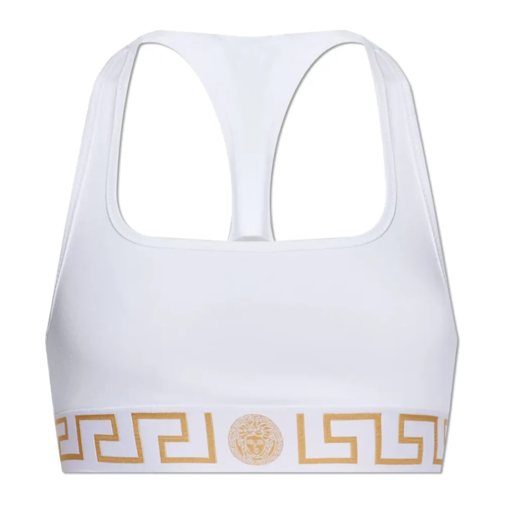 T-Shirts & Toppe^Versace Bomuld bh Hvid