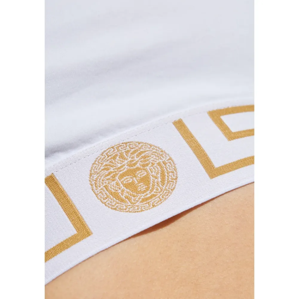 T-Shirts & Toppe^Versace Bomuld bh Hvid