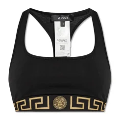 T-Shirts & Toppe<Versace Bomuld BH Sort