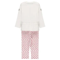 Bodystocking & Sæt^Moncler Bomuld Jumpsuit til Piger, Logoet Patch Multifarvet