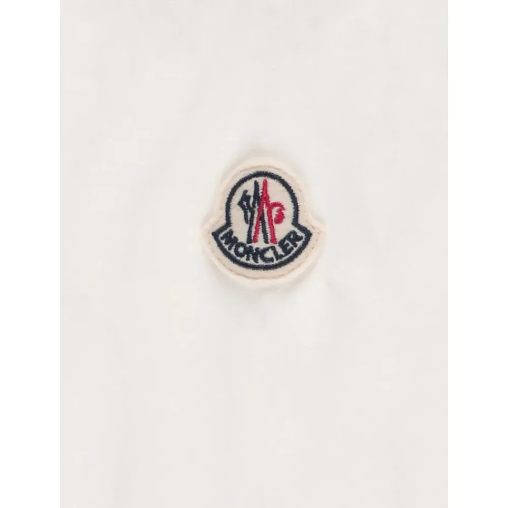 Bodystocking & Sæt^Moncler Bomuld Jumpsuit til Piger, Logoet Patch Multifarvet