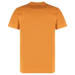 T-Shirts^Moorer Bomuld T-shirt med frontlomme Orange