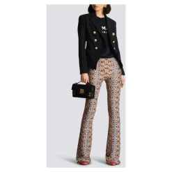 T-Shirts<Balmain Bomuld T-shirt med logo print Sort