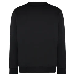 Trøjer|Sweatshirts<Burberry Bomulds sweatshirt med rund hals Sort