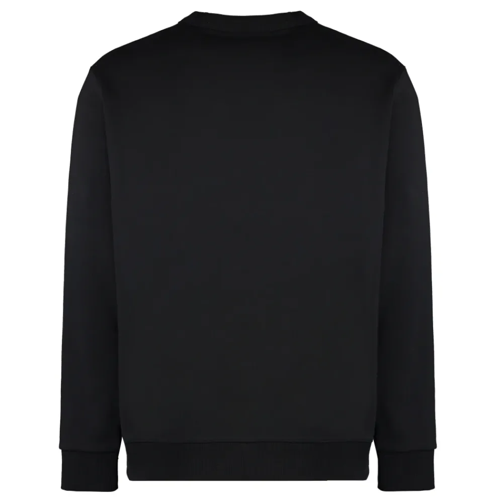 Trøjer|Sweatshirts<Burberry Bomulds sweatshirt med rund hals Sort