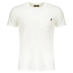 T-Shirts<Moorer Bomulds T-shirt med frontlomme Hvid