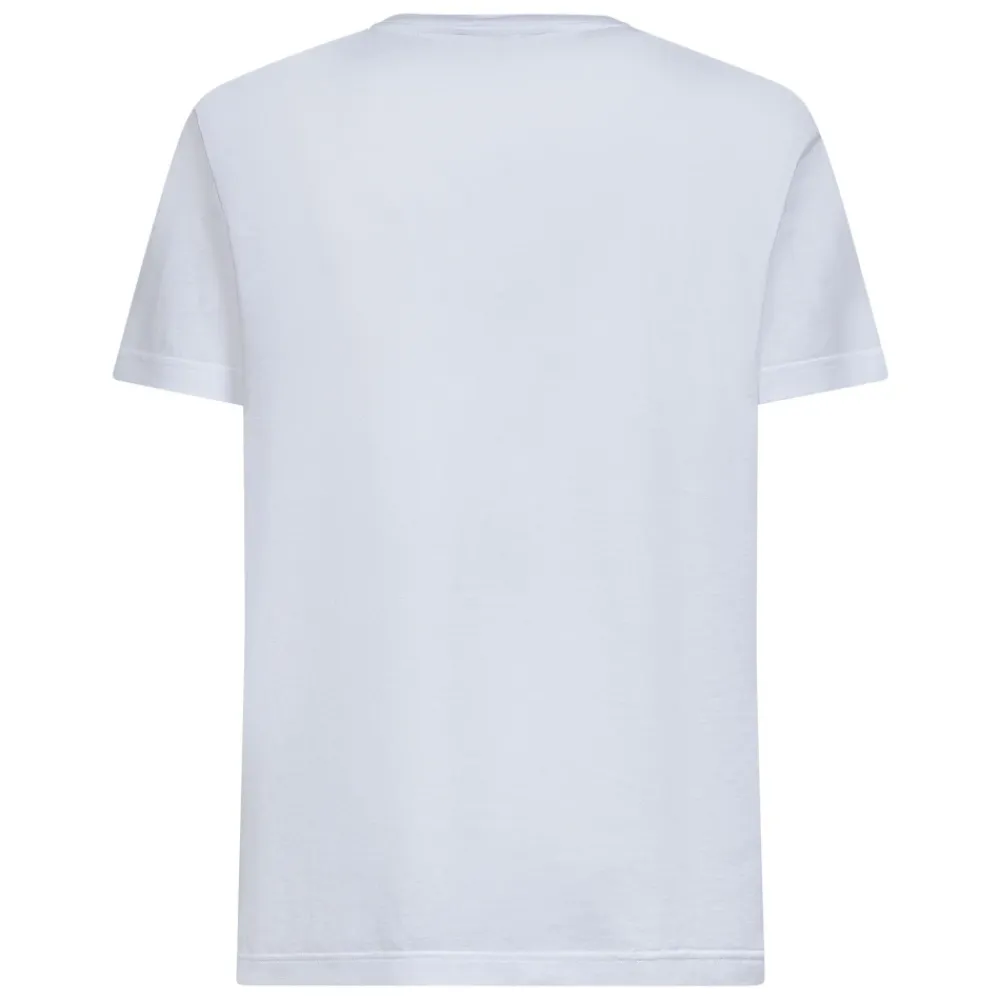 T-Shirts^Dolce & Gabbana Bomulds T-shirt med Print Hvid