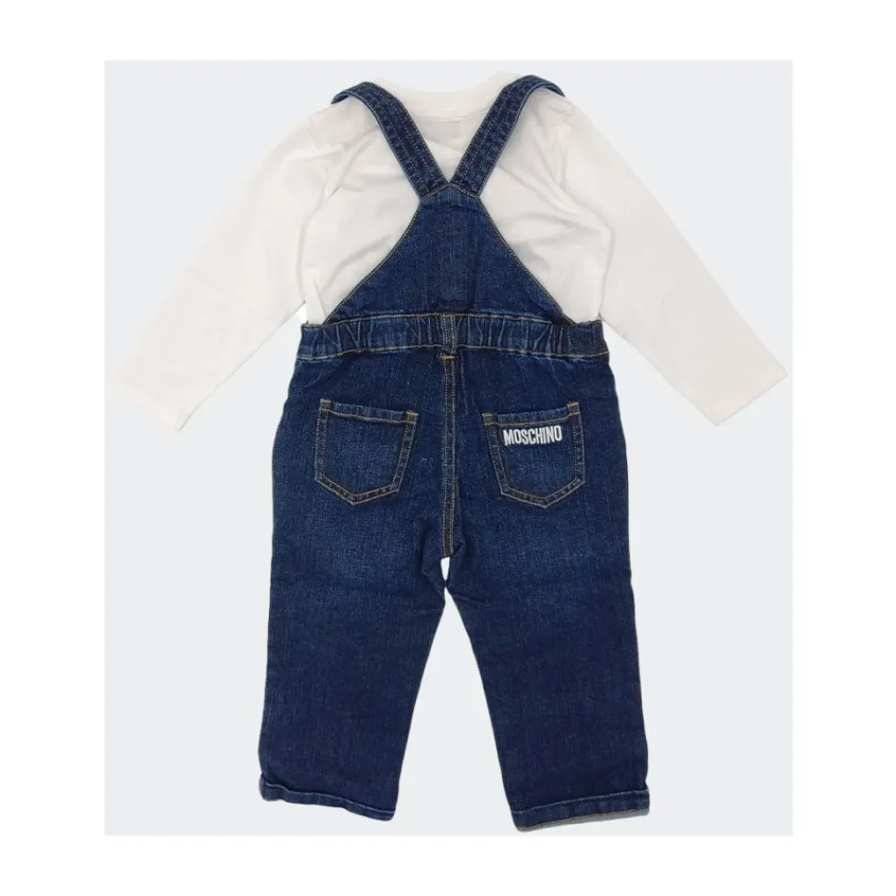 Jumpsuits^Moschino Bomulds T-shirt og Smækbukser Sæt Multifarvet