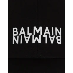 Huer, Kasketter & Hatte^Balmain Bomuldskasket med print Sort