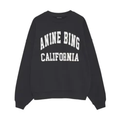 Sweatshirts^Anine Bing Bomuldssweatshirt Sort