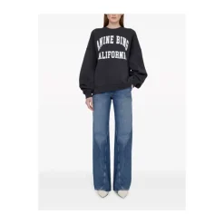 Sweatshirts^Anine Bing Bomuldssweatshirt Sort