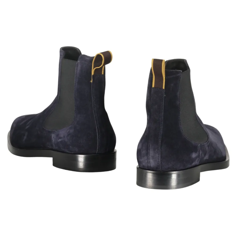Chelsea Boots<Moorer Borgoni Chelsea Boot Blå