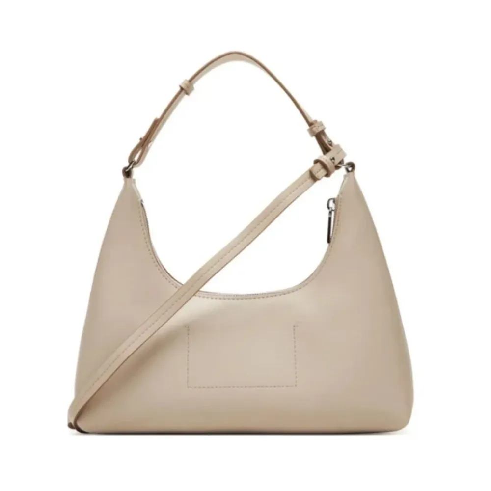 Skuldertasker<Calvin Klein Borsa a Mano Piccola in Pelle Sintetica Beige