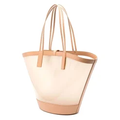 Indkøbstasker<Saint Laurent Borse Tote Beige