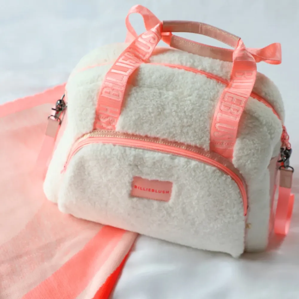 Tasker^Billieblush Borsone in teddy con tracolla Beige