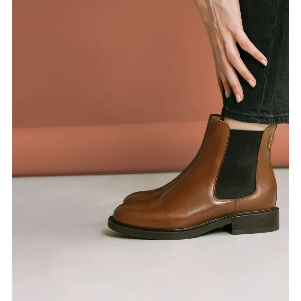 Chelsea Boots^Maison Toufet Bottine Maxine Brun