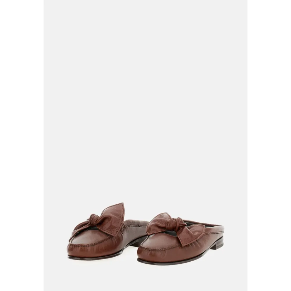Loafers<Hereu Bow-detail Loafer Mules Brun