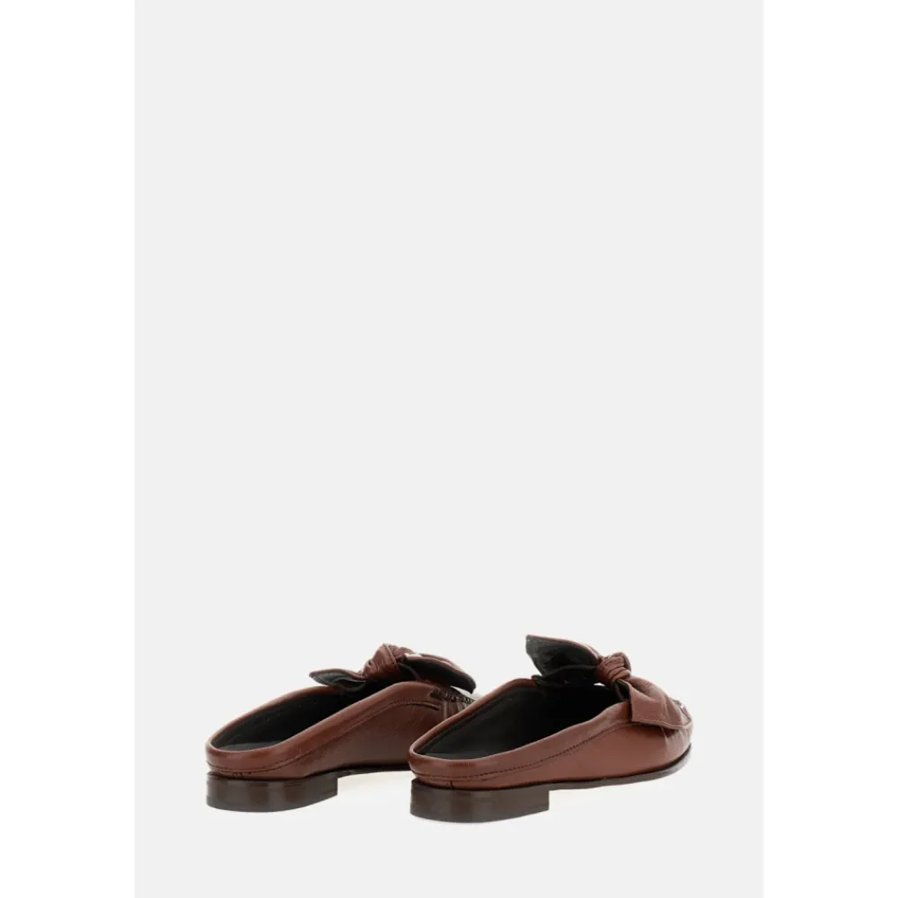 Loafers<Hereu Bow-detail Loafer Mules Brun