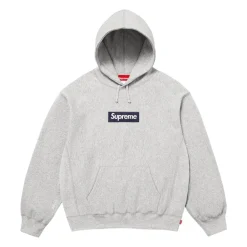 Trøjer^Supreme Box Logo Hooded Sweatshirt Grå