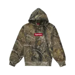 Trøjer|Sweatshirts^Supreme Box Logo Hooded Sweatshirt Realtree AP Camo (2025) Multifarvet