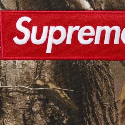 Trøjer<Supreme Box Logo Hooded Sweatshirt Brun