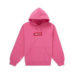 Striktrøjer & Sweatere^Supreme Box Logo Hættetrøje (FW25) Pink