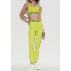 T-Shirts & Toppe^Diesel Bra UFSB-COTTON-RACE-BRALETTE Gul