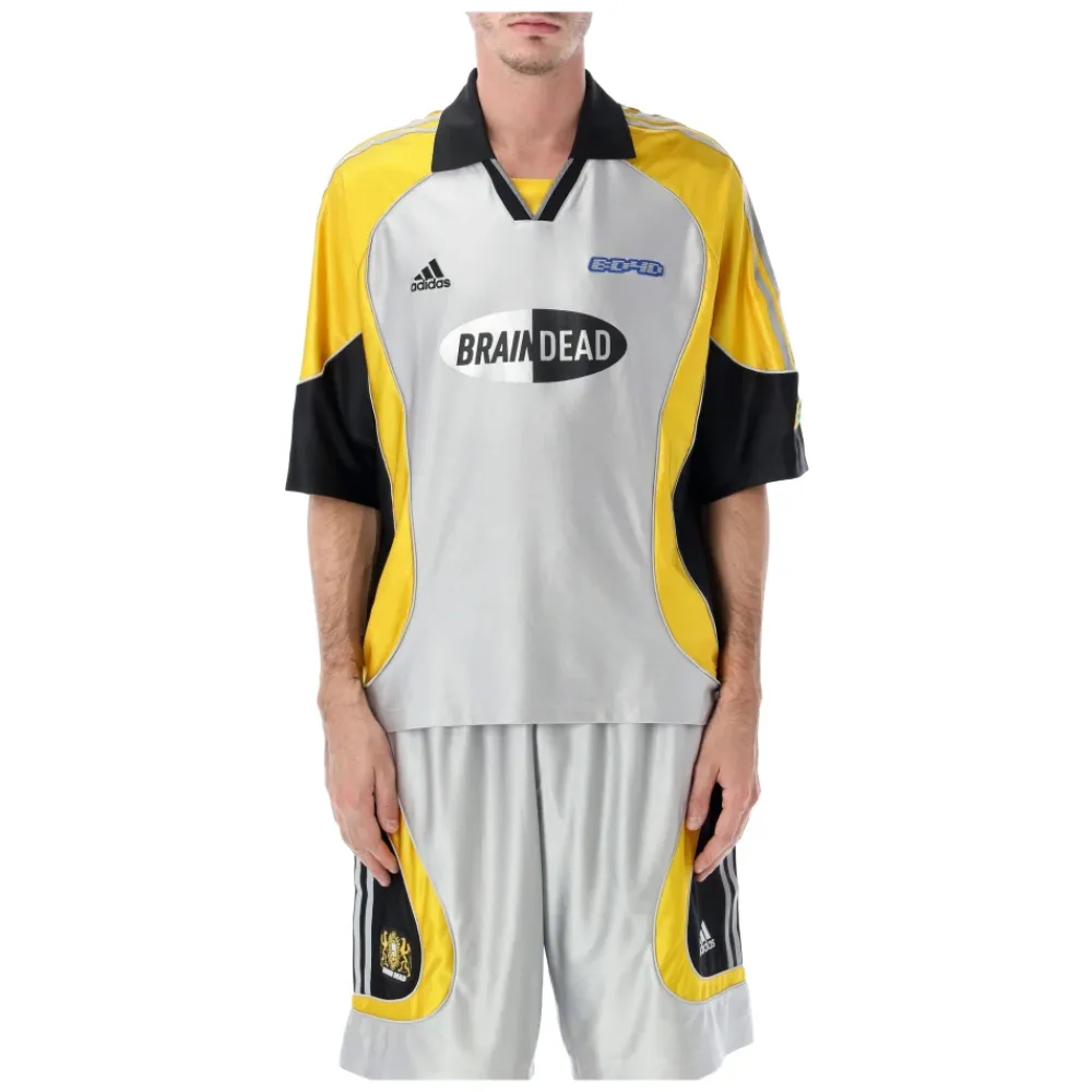 T-Shirts<Adidas Brain Dead Football Tee Grå