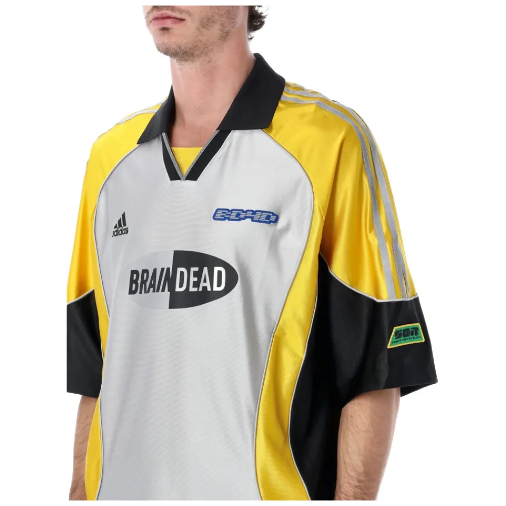 T-Shirts<Adidas Brain Dead Football Tee Grå