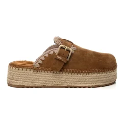 Loafers^Mou Brandy Jute Clog Sandaler Brun