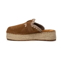 Loafers^Mou Brandy Jute Clog Sandaler Brun