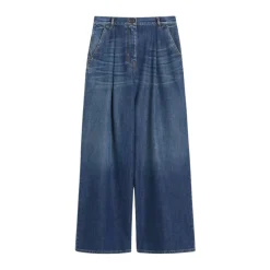 Jeans^Weekend Max Mara Bred Ben Denim Bukser Blå