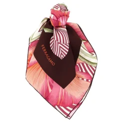 Tørklæder^Ferragamo Brezza Print Silke Twill Tørklæde Multifarvet