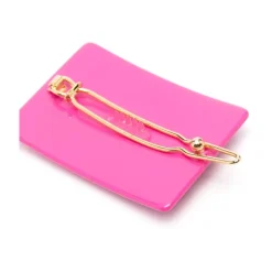 Hår Tilbehør<Fendi Børn Fuchsia Tilbehør Rektangel Klips Pink