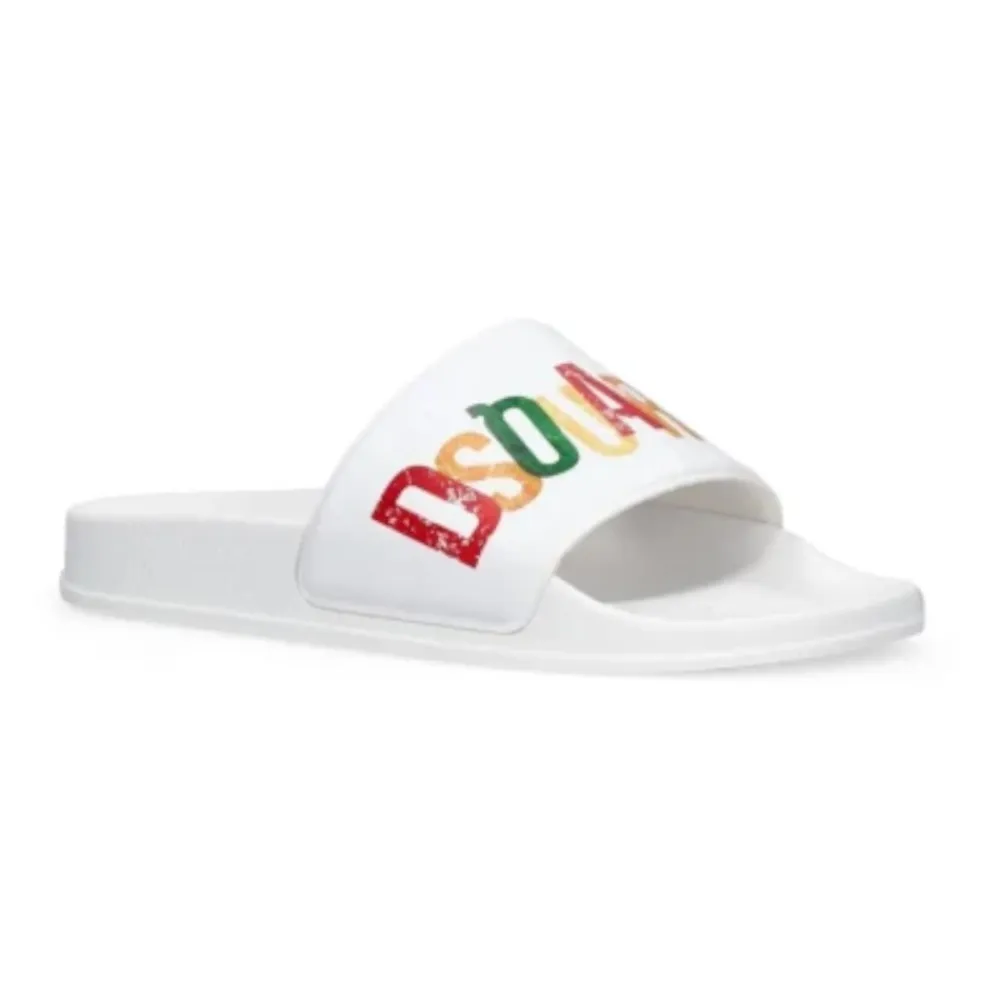 Sandaler<Dsquared2 Børn e Flip Flops Sliders Hvid