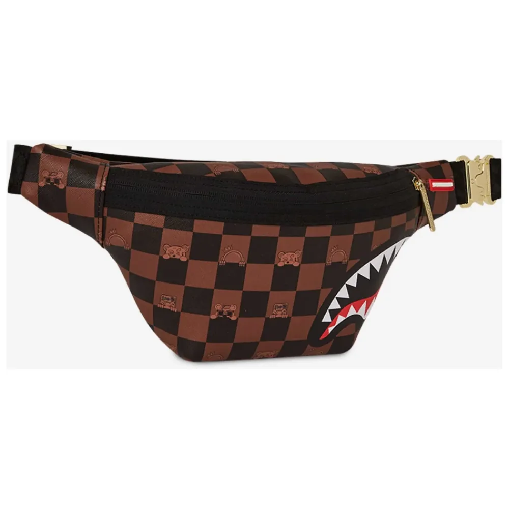 Tasker<SPRAYGROUND Børn Karakter Check Bæltetaske Brun
