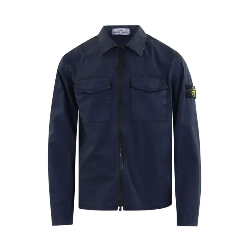 Jakker^Stone Island Børn Overshirt Blå