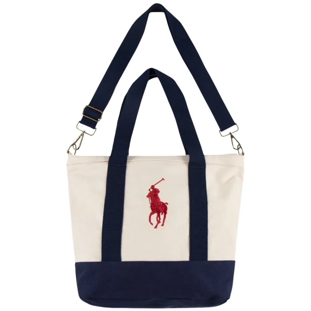 Tasker<Ralph Lauren Børn Polo Player Tote Taske (B:43cm) Blå