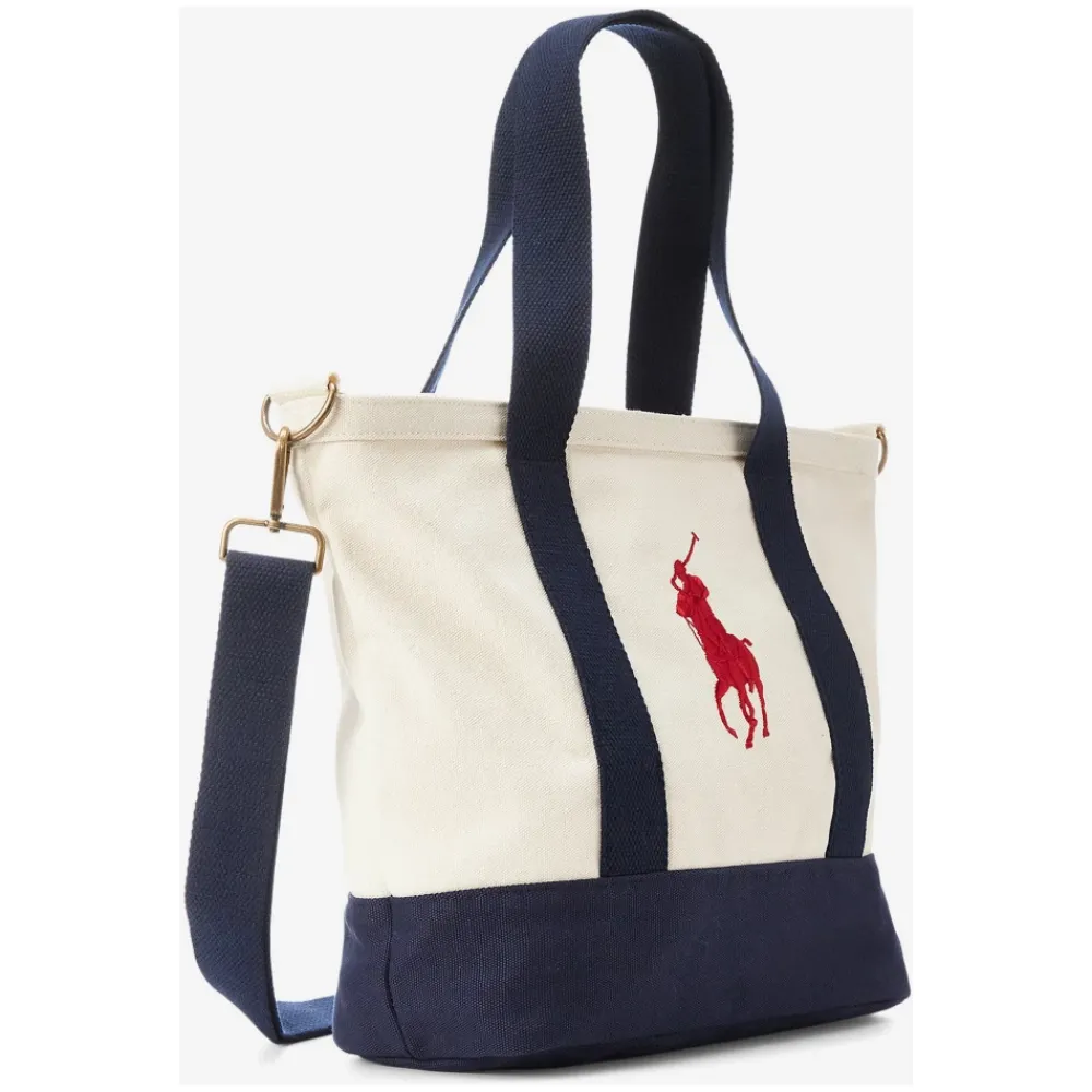 Tasker<Ralph Lauren Børn Polo Player Tote Taske (B:43cm) Blå