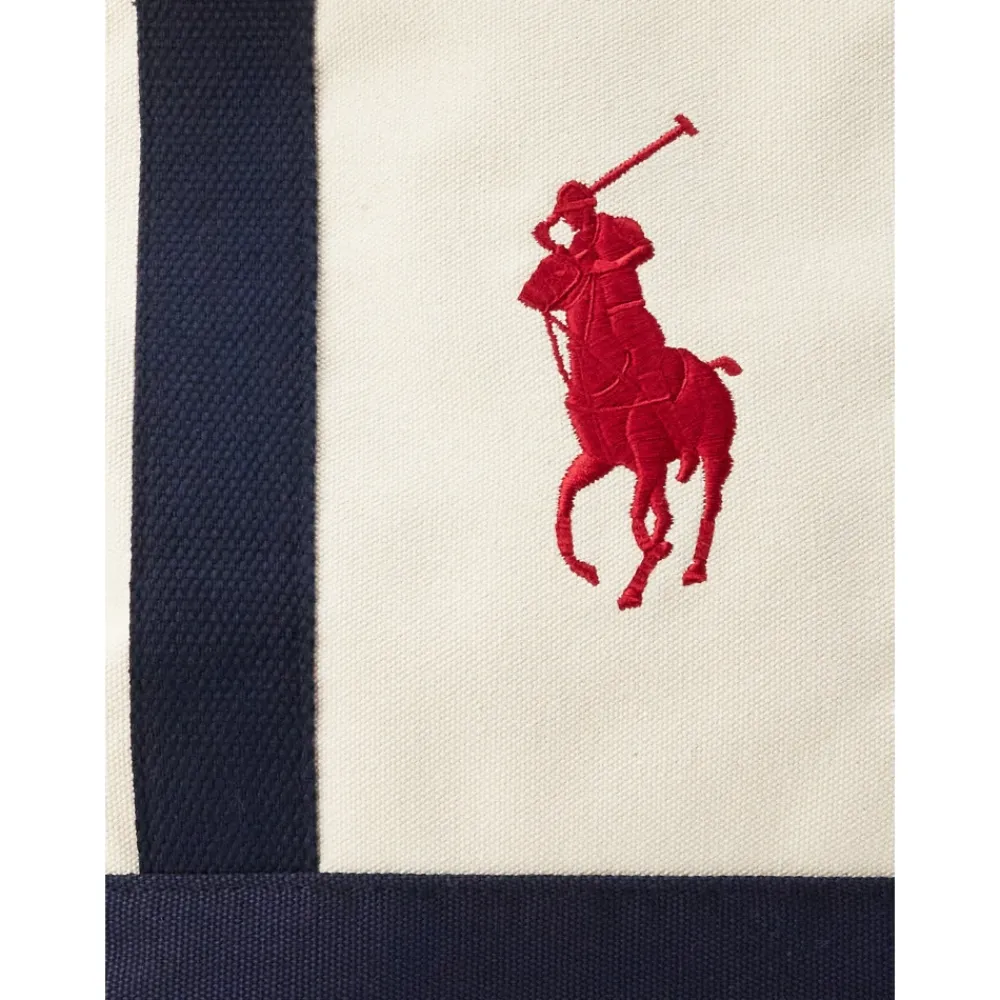 Tasker<Ralph Lauren Børn Polo Player Tote Taske (B:43cm) Blå