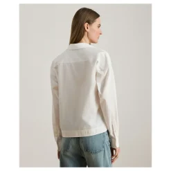 Bluser & Skjorter<Ralph Lauren Broadcloth Cropped Skjorte Hvid