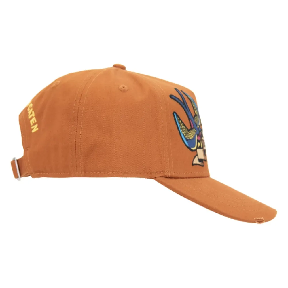 Huer & Kasketter<Dsquared2 Broderet baseballkasket med spænde Orange