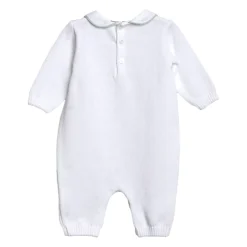 Bodystocking & Sæt^Little Bear Broderet Bomulds Kjole Hvid