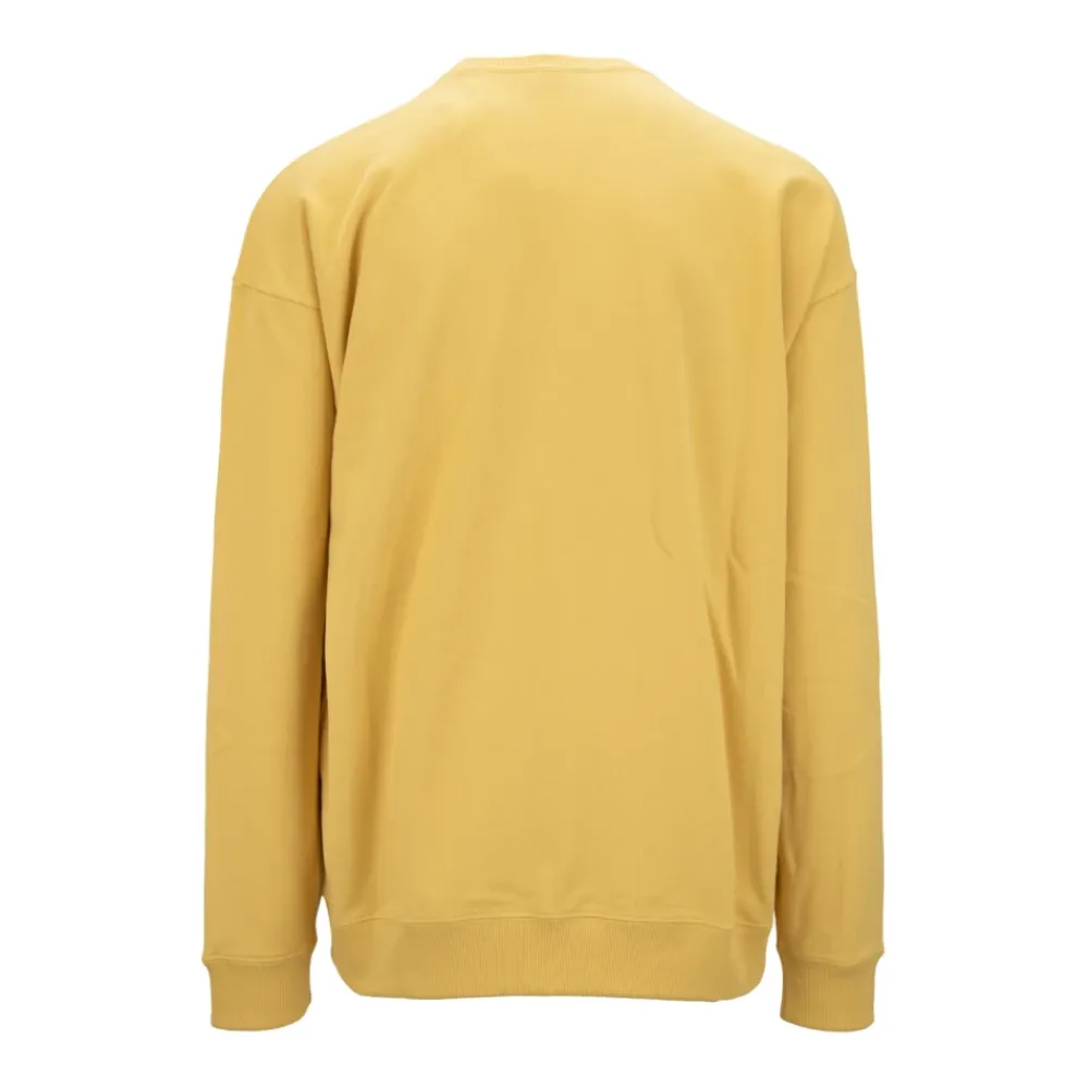 Trøjer|Sweatshirts^Saint Laurent Broderet bomuldssweatshirt Gul